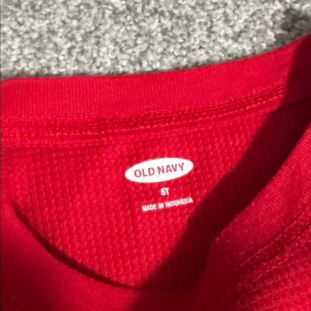 Old Navy Bright Red Knit Top - Picture 2 of 2